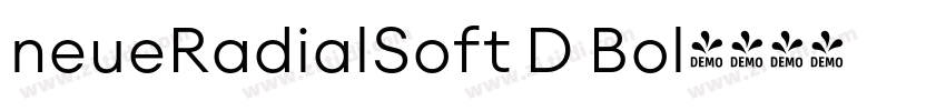 neueRadialSoft D Bol字体转换